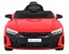 Audi RS E-Tron GT na akumulator Czerwony + Pilot + Napęd 4x4 + Radio MP3 + LED + EVA